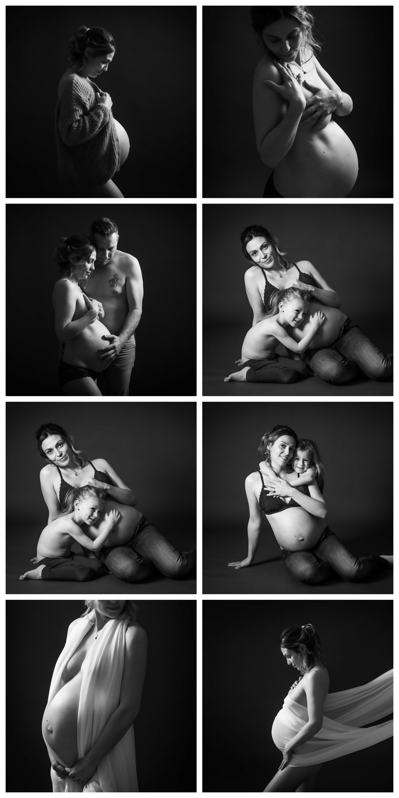 Studio photo shooting femme enceinte à Bourges