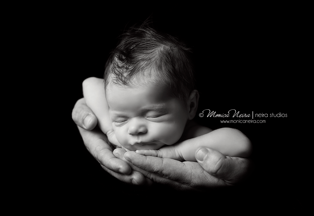 Shooting noir et blanc naissance
