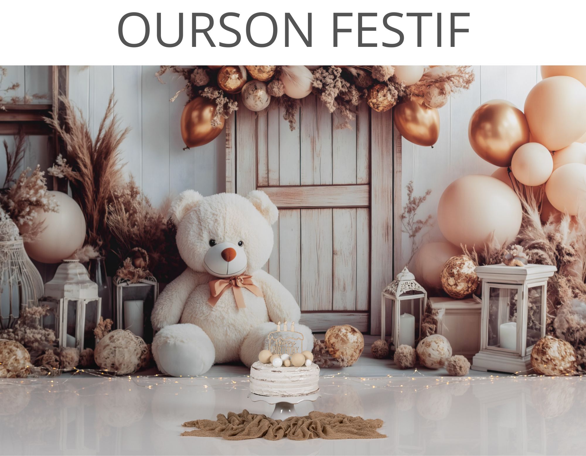 ourson festif