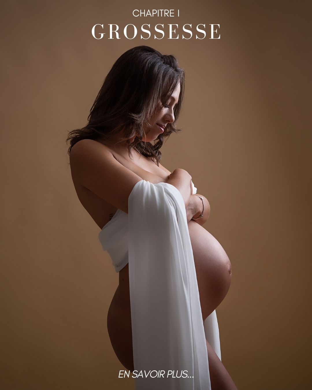 photographe pour femme enceinte grossesse studio photo à Baugy Bourges Nevers