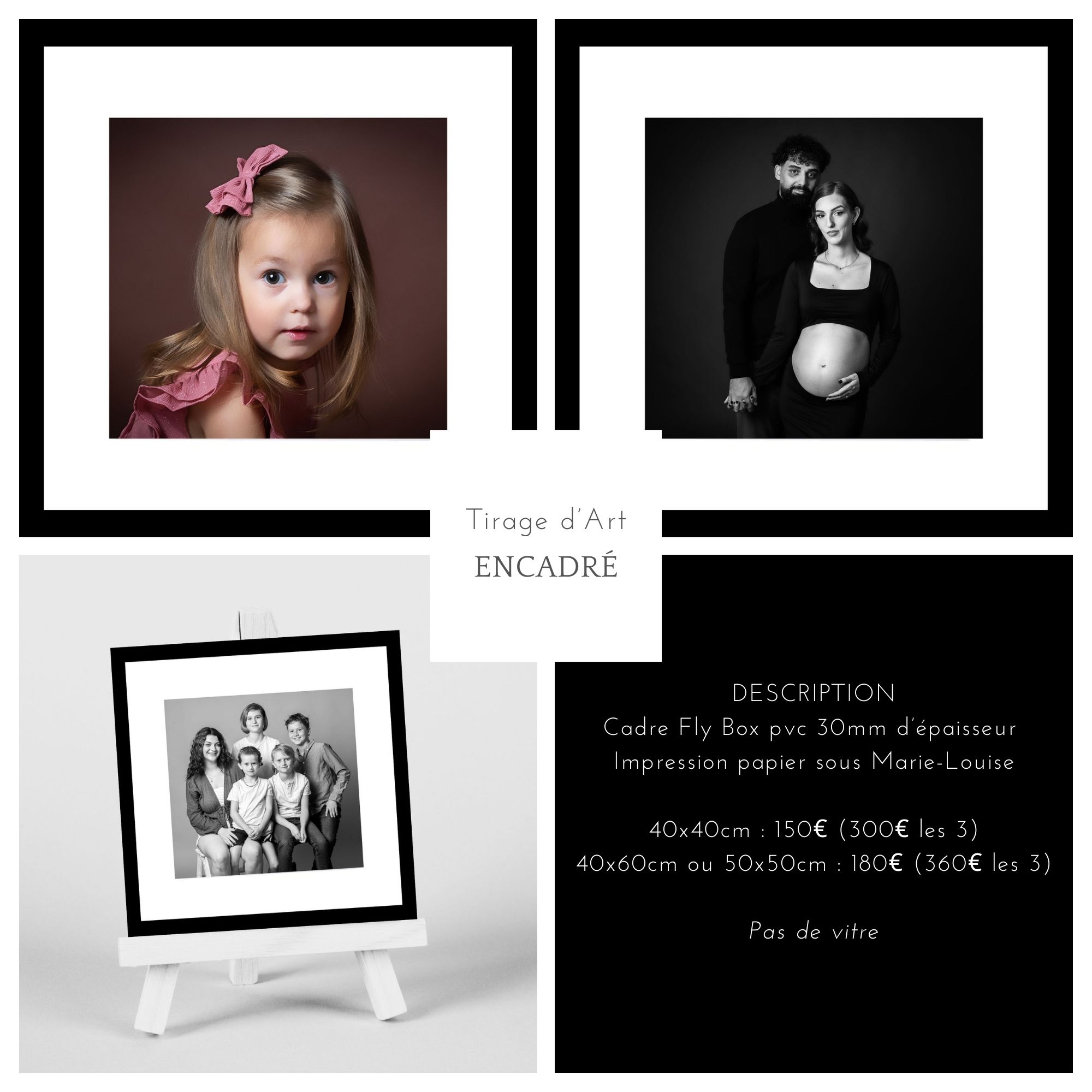 Tirage d’Art cadre Fly Box 3cm