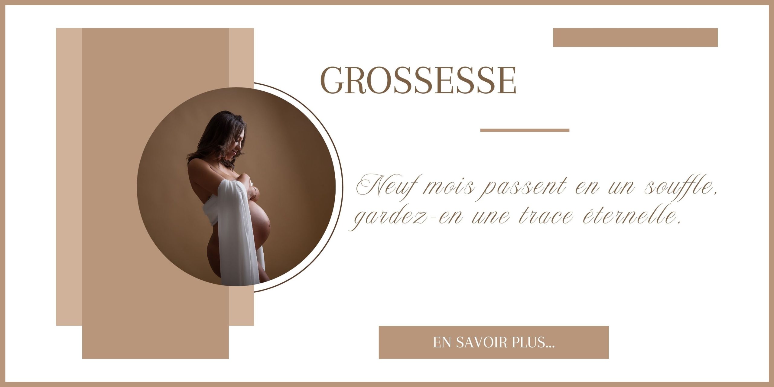 Photographe grossesse maternité ventre rond future maman femme enceinte studio photo à Baugy Bourges Nevers