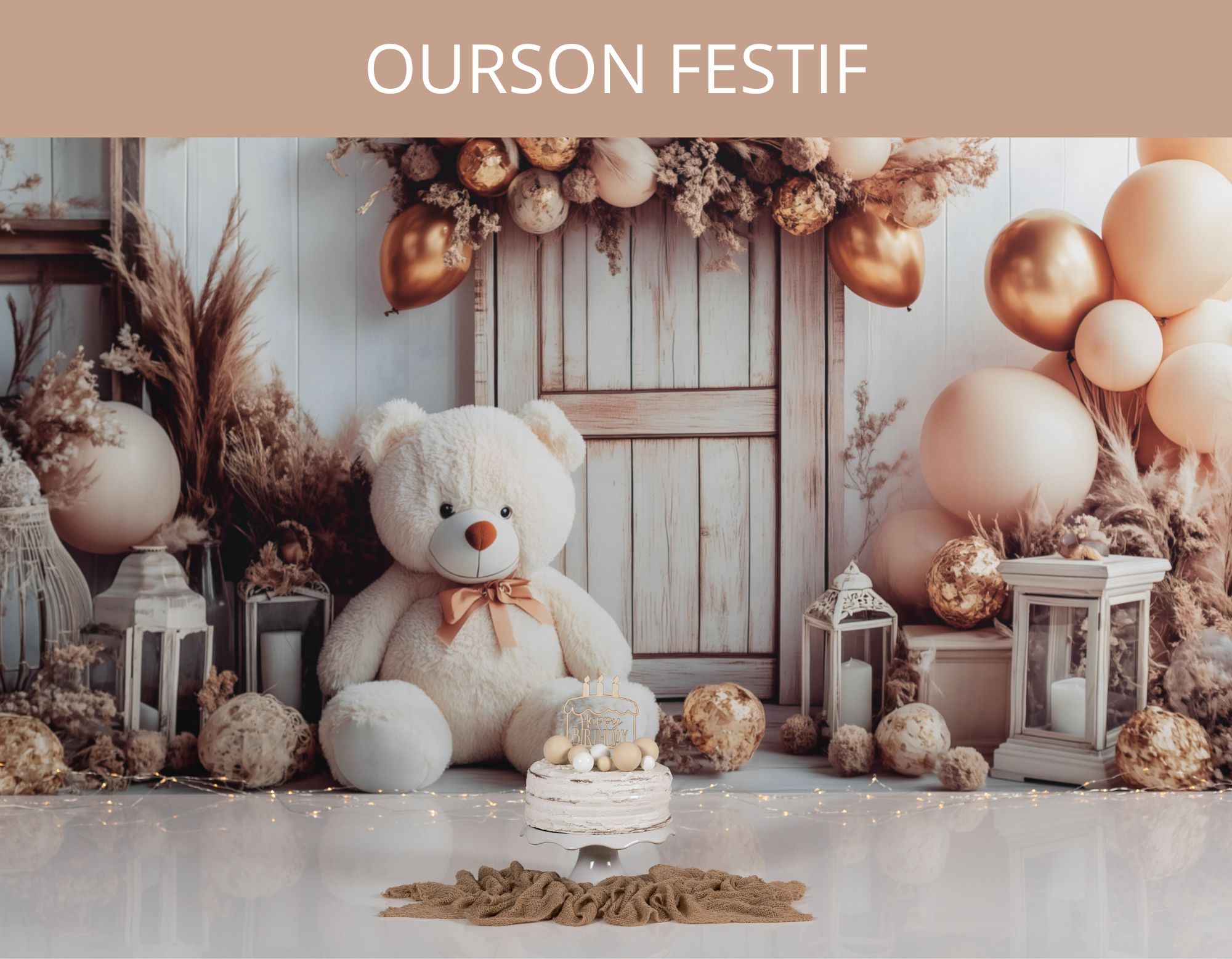 ourson festif