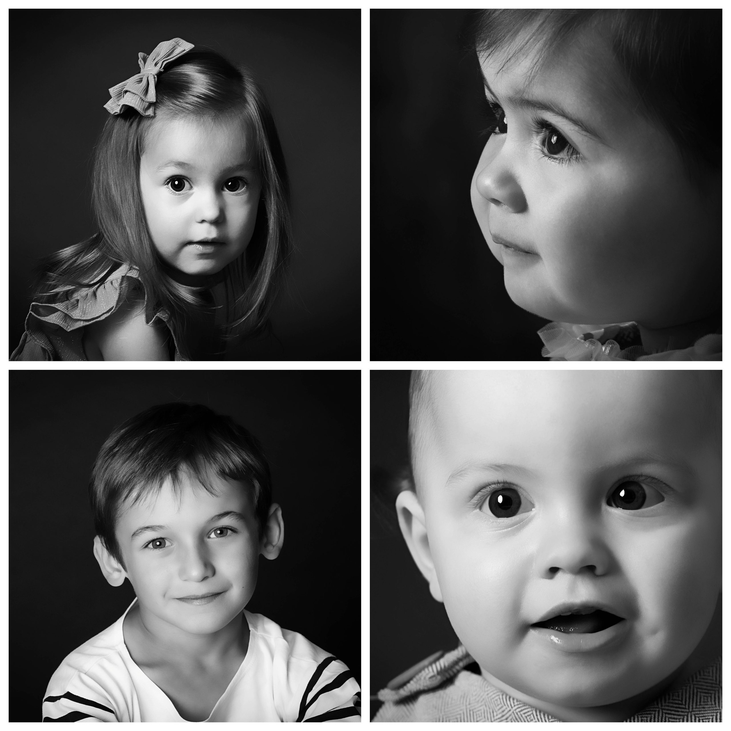 Portrait chic en noir et blanc d’enfants et d’adultes par la photographe Céline Denjean à Baugy Portrait chic en noir et blanc d'enfants et d'adultes par la photographe Céline Denjean à Baugy